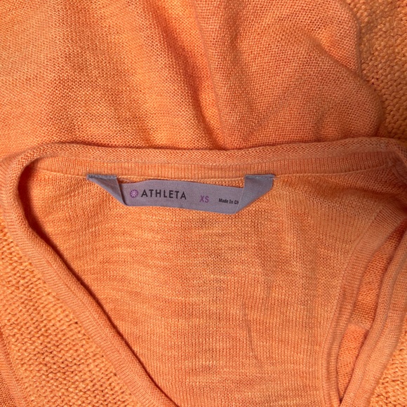 Athleta Linen‎ Blend Textured Knit Top - Picture 3 of 4